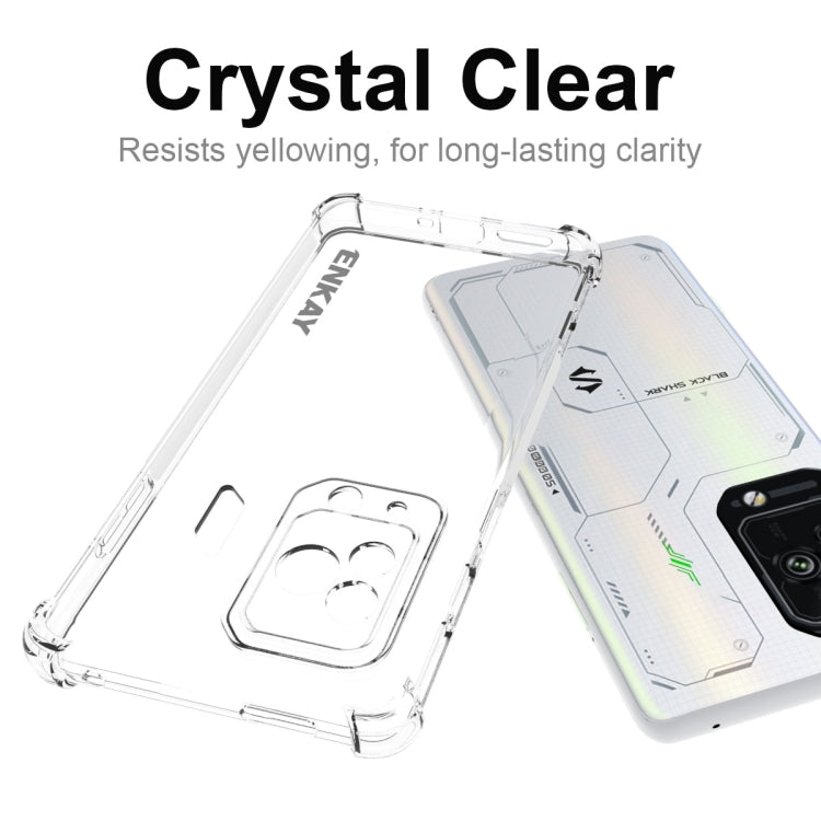 ENKAY Clear TPU Shockproof Phone Case, For Xiaomi Black Shark 5 Pro, For Xiaomi 12 Lite