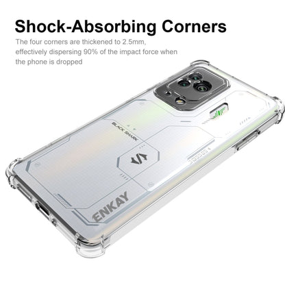 ENKAY Clear TPU Shockproof Phone Case, For Xiaomi Black Shark 5 Pro, For Xiaomi 12 Lite
