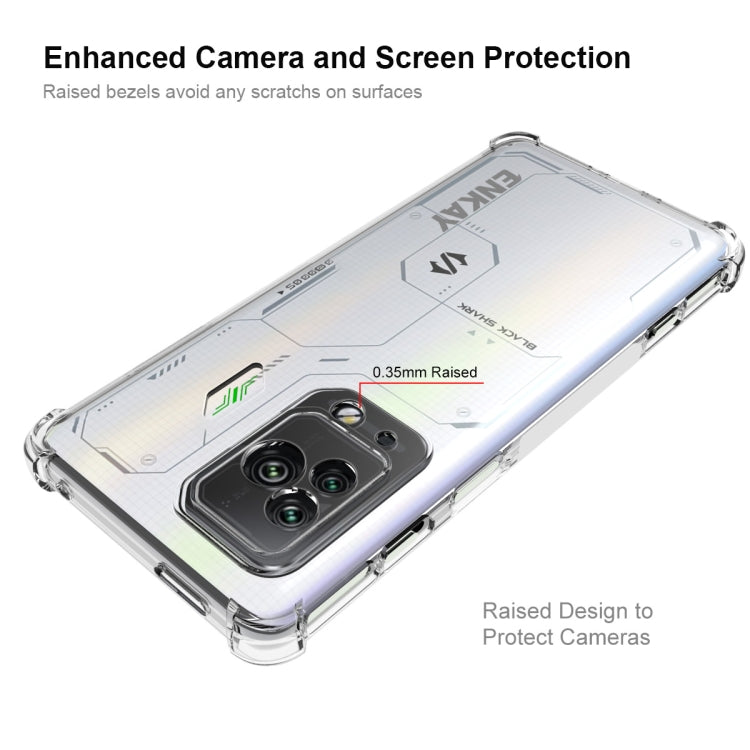 ENKAY Clear TPU Shockproof Phone Case, For Xiaomi Black Shark 5 Pro, For Xiaomi 12 Lite
