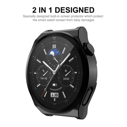 ENKAY Coque souple en TPU électroplaqué avec protection d'écran, pour Huawei Watch GT 3 Pro 46mm, pour Huawei Watch GT 3 Pro 43mm
