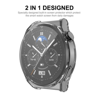 ENKAY Full Coverage Transparent Soft TPU Case with Screen Protection, For Huawei Watch GT 3 Pro 46mm