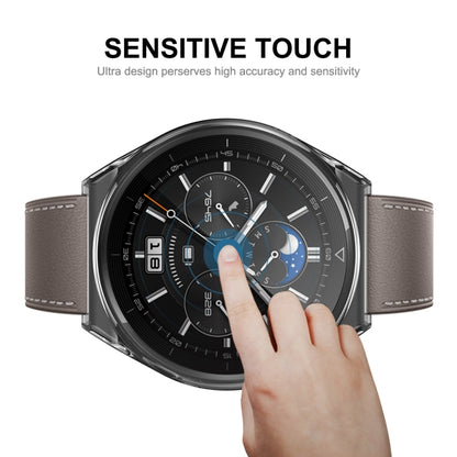 ENKAY Full Coverage Transparent Soft TPU Case with Screen Protection, For Huawei Watch GT 3 Pro 46mm