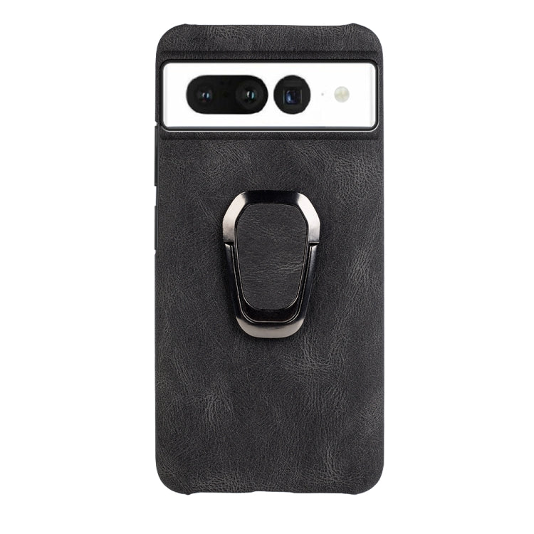For Google Pixel 7 Ring Holder PU Phone Case, For Google Pixel 7