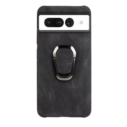 For Google Pixel 7 Ring Holder PU Phone Case, For Google Pixel 7