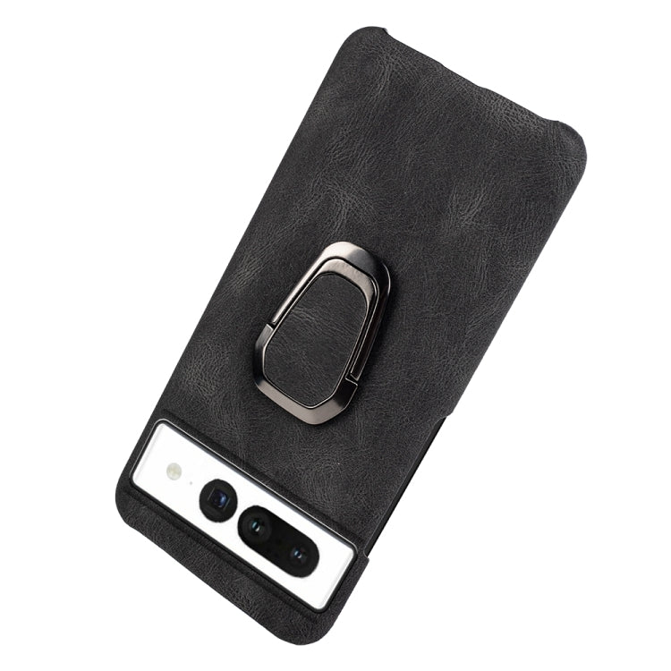 For Google Pixel 7 Ring Holder PU Phone Case, For Google Pixel 7
