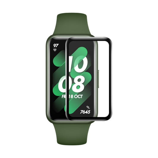 Pour Huawei Band 7/6 / Honor Band 6 ENKAY 3D Couverture complète Bord souple en PC + Film protecteur d'écran PMMA HD, 1 PC, 2 PCS, 5 PCS, 10 PCS