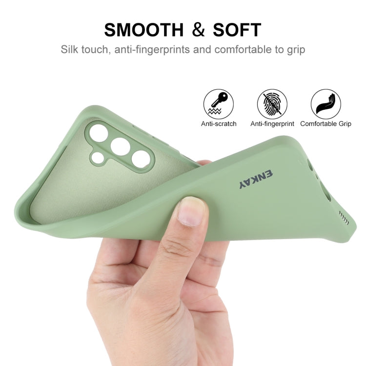 For Samsung Galaxy A13 5G ENKAY Liquid Silicone Soft Shockproof Phone Case, For Samsung Galaxy A13 5G