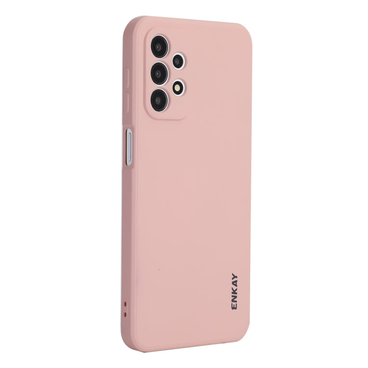 For Samsung Galaxy A23 ENKAY Liquid Silicone Soft Shockproof Phone Case, For Samsung Galaxy A23