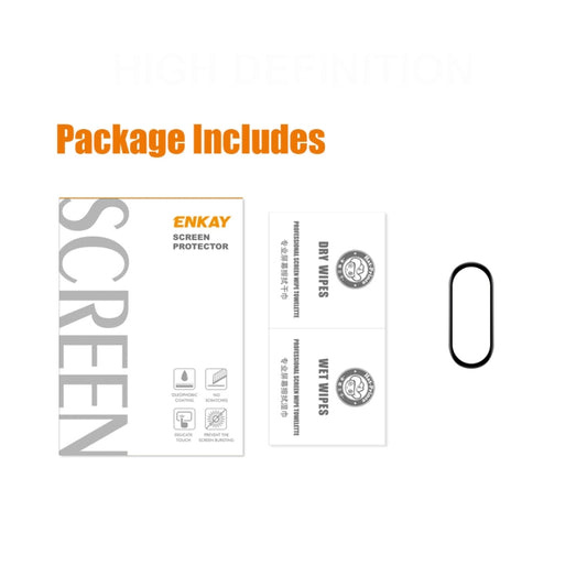 Pour Xiaomi Mi Band 7 ENKAY 3D Full Coverage Soft PC Edge + PMMA HD Film de Protection d'Écran, 1 pièce, 2 pièces, 5 pièces, 10 pièces