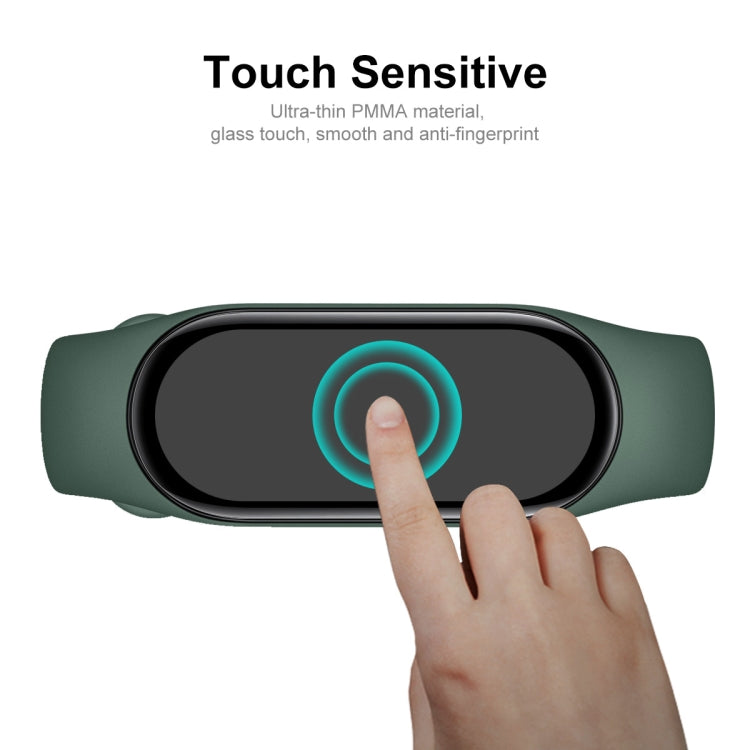 For Xiaomi Mi Band 7 ENKAY 3D Full Coverage Soft PC Edge + PMMA HD Screen Protector Film, 1 PC, 2 PCS, 5 PCS, 10 PCS