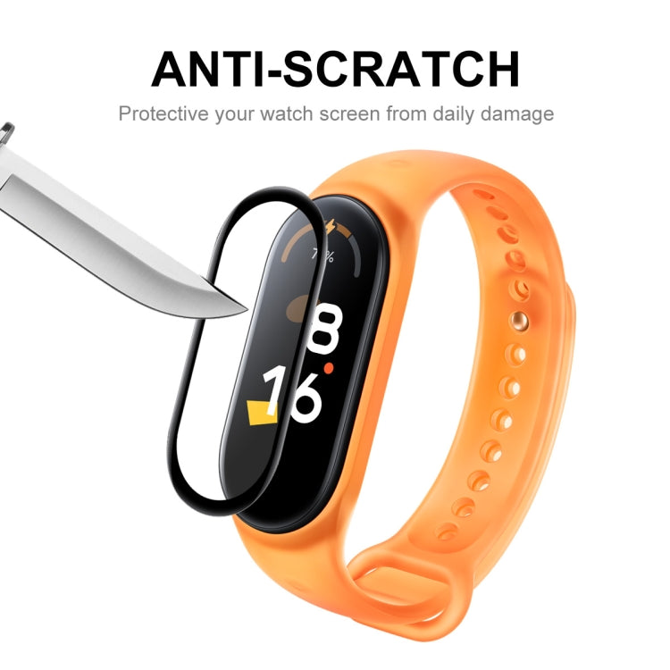 For Xiaomi Mi Band 7 ENKAY 3D Full Coverage Soft PC Edge + PMMA HD Screen Protector Film, 1 PC, 2 PCS, 5 PCS, 10 PCS
