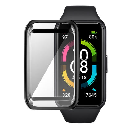 For Huawei Band 7/6 / Honor Band 6 ENKAY Hat-Prince Full Coverage Electroplated Soft TPU Case with Screen Protection
