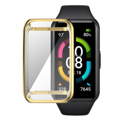 For Huawei Band 7/6 / Honor Band 6 ENKAY Hat-Prince Full Coverage Electroplated Soft TPU Case with Screen Protection