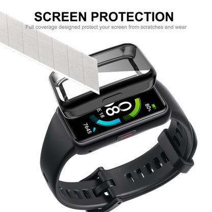 For Huawei Band 7/6 / Honor Band 6 ENKAY Hat-Prince Full Coverage Electroplated Soft TPU Case with Screen Protection