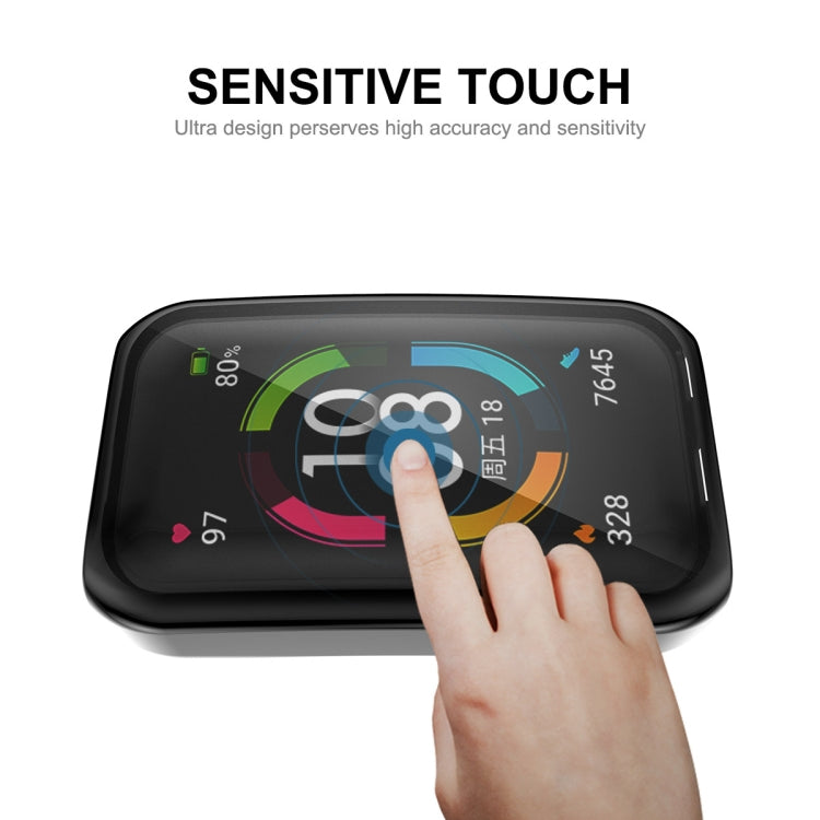 For Huawei Band 7/6 / Honor Band 6 ENKAY Hat-Prince Full Coverage Electroplated Soft TPU Case with Screen Protection