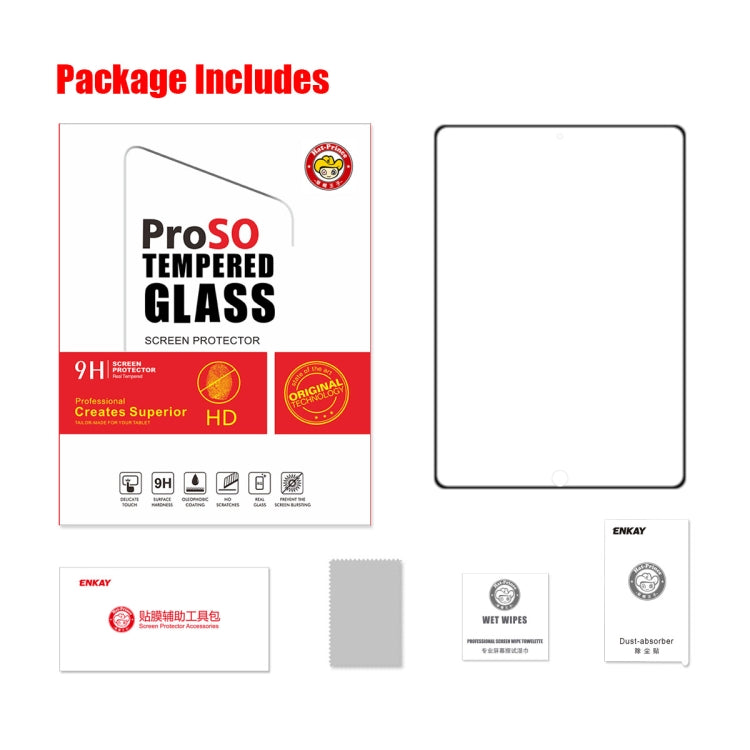 ENKAY Hat-Prince Full Glue Tempered Glass Full Film For iPad Pro 10.5 / Air 10.5, 1 PCS, 2 PCS