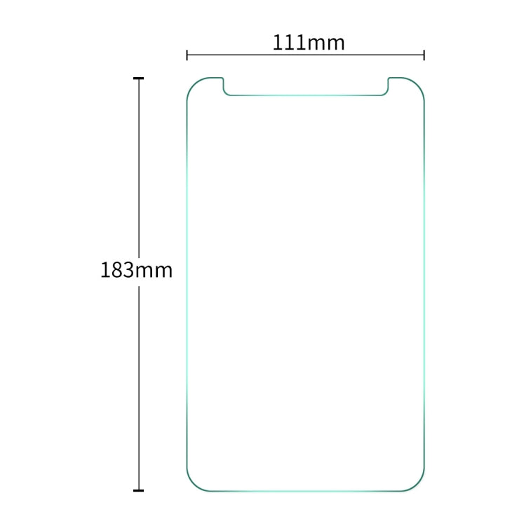 ENKAY 183 x 111mm 7.0 inch Universal 0.3mm Explosion-proof Tempered Glass Film, 7.0 inch (1 PC), 7.0 inch (2 PCS)