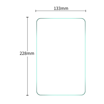 ENKAY 228 x 133mm Universal 9.0 inch 0.3mm Explosion-proof Tempered Glass Film, 9.0 inch (1 PC), 9.0 inch (2 PCS)