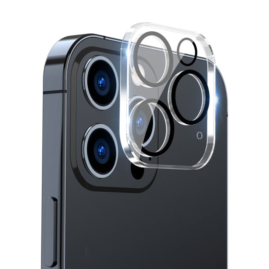 Film en verre trempé ENKAY Hat-Prince 9H pour objectif de caméra arrière pour iPhone 13 Pro / 13 Pro Max, (1 pièce), (2 pièces)