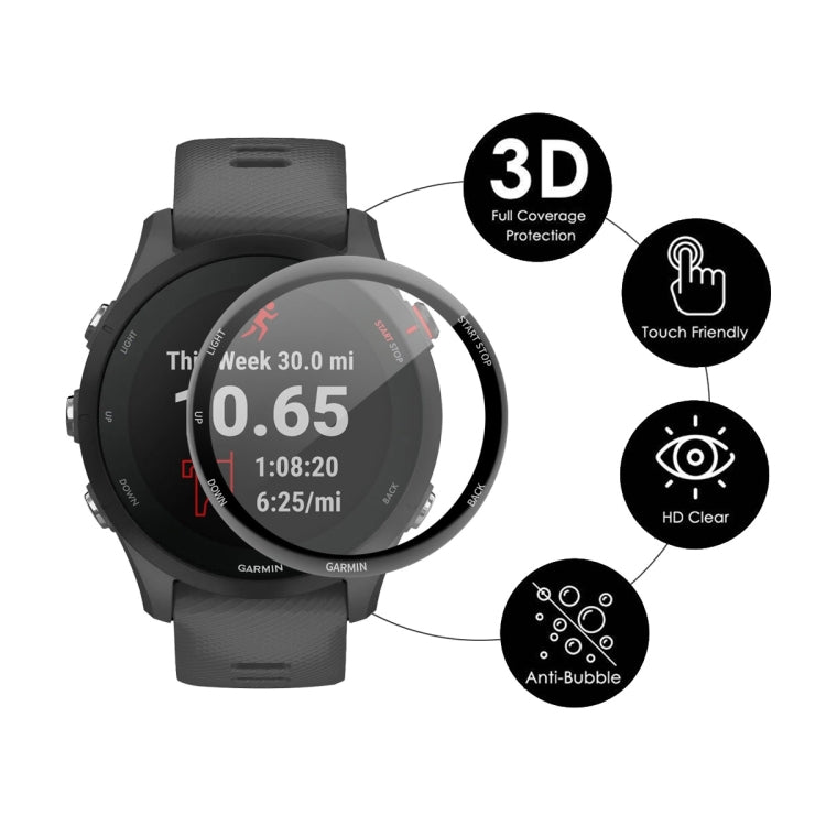 For Garmin Forerunner 255S ENKAY Hat-Prince 3D Full Coverage Soft PC Edge + PMMA HD Screen Protector Film, 1 PC, 2 PCS, 5 PCS, 10 PCS
