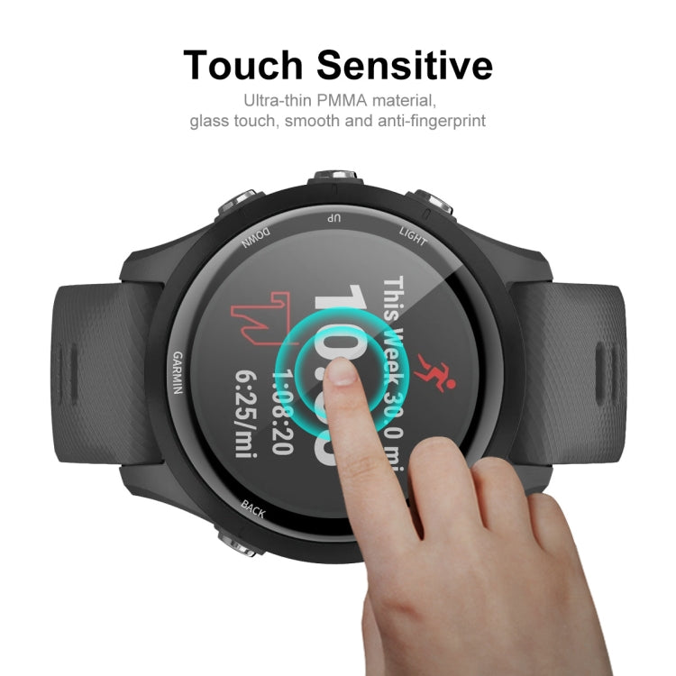 For Garmin Forerunner 255S ENKAY Hat-Prince 3D Full Coverage Soft PC Edge + PMMA HD Screen Protector Film, 1 PC, 2 PCS, 5 PCS, 10 PCS