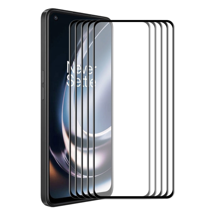 For OnePlus Nord CE 2 Lite 5G ENKAY Hat-Prince 6D Full Glue Tempered Glass Full Film, For OnePlus Nord CE 2 Lite 5G (1 PC), For OnePlus Nord CE 2 Lite 5G (2 PCS), For OnePlus Nord CE 2 Lite 5G (5 PCS)