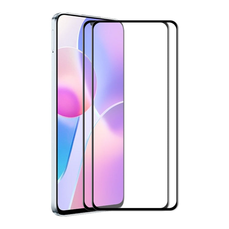 For Honor X30i ENKAY Hat-Prince 6D Full Glue Tempered Glass Full Film, For Honor X30i (1 PC), For Honor X30i (2 PCS), For Honor X30i (5 PCS)