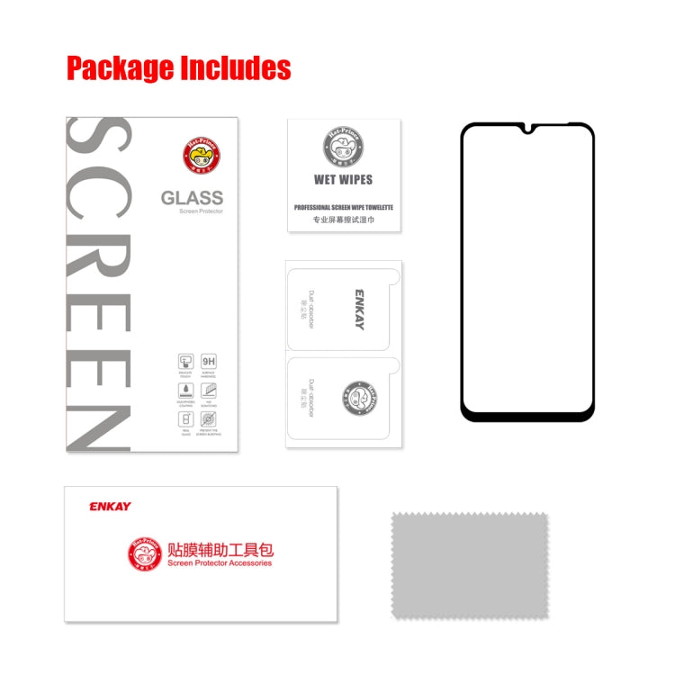 For Samsung Galaxy M13 4G ENKAY Hat-Prince Full Glue 0.26mm 9H 2.5D Tempered Glass Full Film, For Samsung Galaxy M13 4G (1 PC), For Samsung Galaxy M13 4G (2 PCS), For Samsung Galaxy M13 4G (5 PCS), For Samsung Galaxy M13 4G (10 PCS)