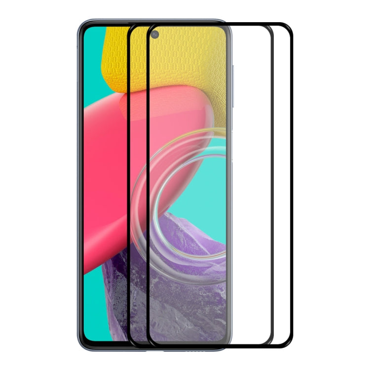 For Samsung Galaxy M53 4G ENKAY Hat-Prince Full Glue 0.26mm 9H 2.5D Tempered Glass Full Film, For Samsung Galaxy M53 4G (1 PC), For Samsung Galaxy M53 4G (2 PCS), For Samsung Galaxy M53 4G (5 PCS), For Samsung Galaxy M53 4G (10 PCS)