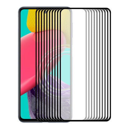 For Samsung Galaxy M53 4G ENKAY Hat-Prince Full Glue 0.26mm 9H 2.5D Tempered Glass Full Film, For Samsung Galaxy M53 4G (1 PC), For Samsung Galaxy M53 4G (2 PCS), For Samsung Galaxy M53 4G (5 PCS), For Samsung Galaxy M53 4G (10 PCS)