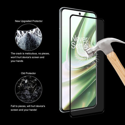 For OnePlus 10R ENKAY Hat-Prince Full Glue 0.26mm 9H 2.5D Tempered Glass Full  Film, For OnePlus 10R (1 PC), For OnePlus 10R (2 PCS), For OnePlus 10R (5 PCS), For OnePlus 10R (10 PCS)