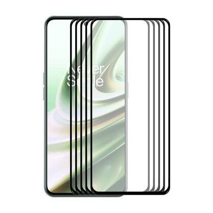 For OnePlus 10R ENKAY Hat-Prince Full Glue 0.26mm 9H 2.5D Tempered Glass Full  Film, For OnePlus 10R (1 PC), For OnePlus 10R (2 PCS), For OnePlus 10R (5 PCS), For OnePlus 10R (10 PCS)