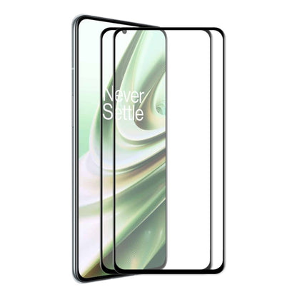 For OnePlus 10R ENKAY Hat-Prince 6D Full Glue Tempered Glass Full Film, For OnePlus 10R (1 PC), For OnePlus 10R (2 PCS), For OnePlus 10R (5 PCS)