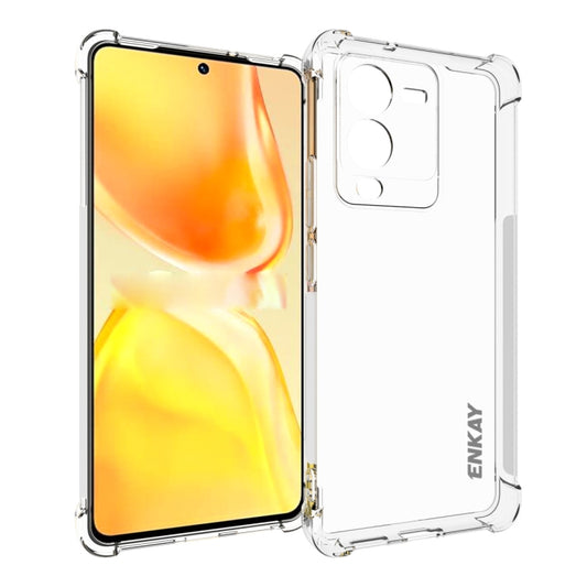 ENKAY Transparent TPU Shockproof Phone Case, For vivo S15 5G, For vivo S15e 5G