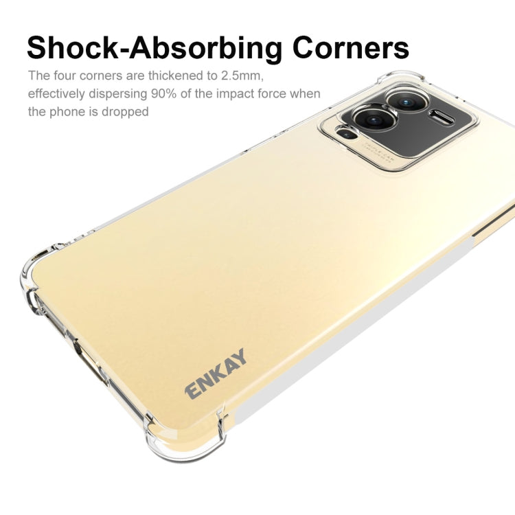 ENKAY Transparent TPU Shockproof Phone Case, For vivo S15 5G, For vivo S15e 5G