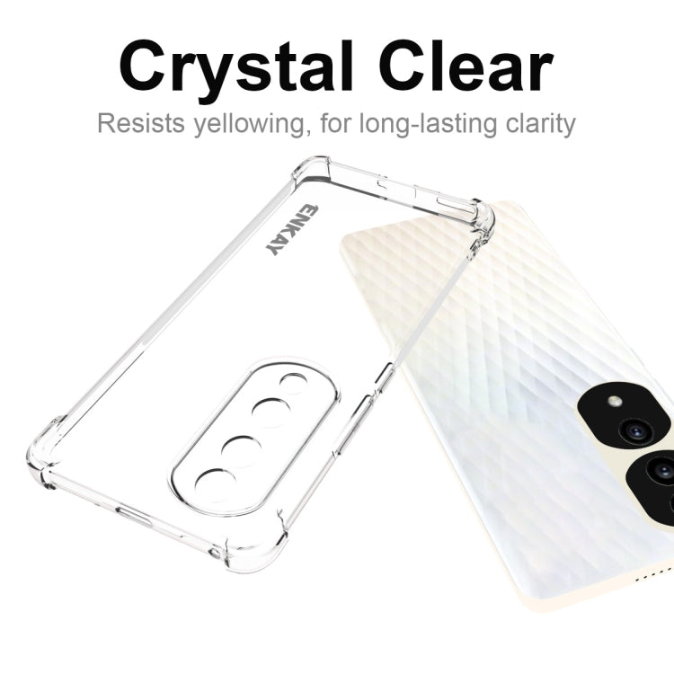 ENKAY Transparent TPU Shockproof Phone Case, For Honor 70 Pro / 70 Pro+, For Honor 70, For Honor X8, For Honor X9 4G / 5G