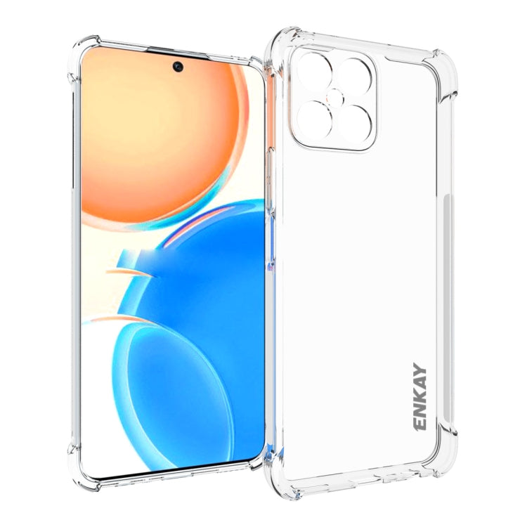 ENKAY Transparent TPU Shockproof Phone Case, For Honor 70 Pro / 70 Pro+, For Honor 70, For Honor X8, For Honor X9 4G / 5G