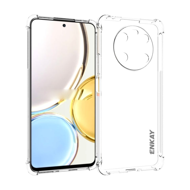 ENKAY Transparent TPU Shockproof Phone Case, For Honor 70 Pro / 70 Pro+, For Honor 70, For Honor X8, For Honor X9 4G / 5G