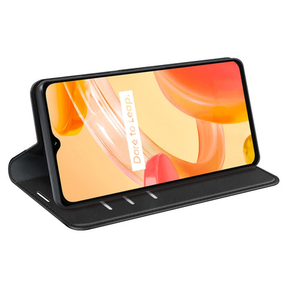 For OPPO Realme C30 4G Retro-skin Magnetic Suction Leather Phone Case, For OPPO Realme C30 4G