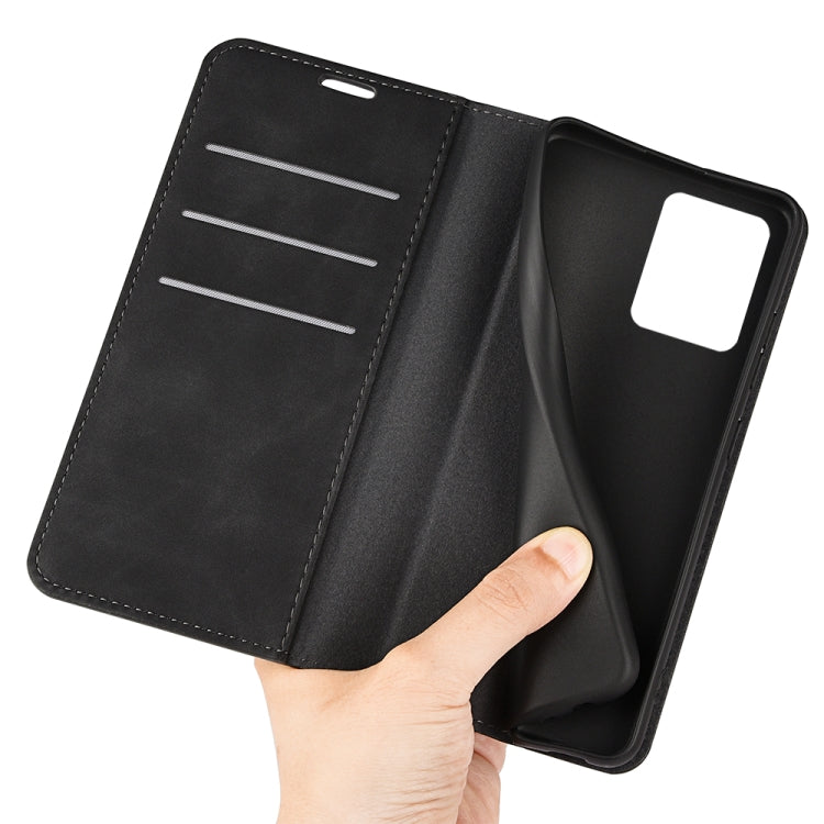 For OPPO Realme C30 4G Retro-skin Magnetic Suction Leather Phone Case, For OPPO Realme C30 4G