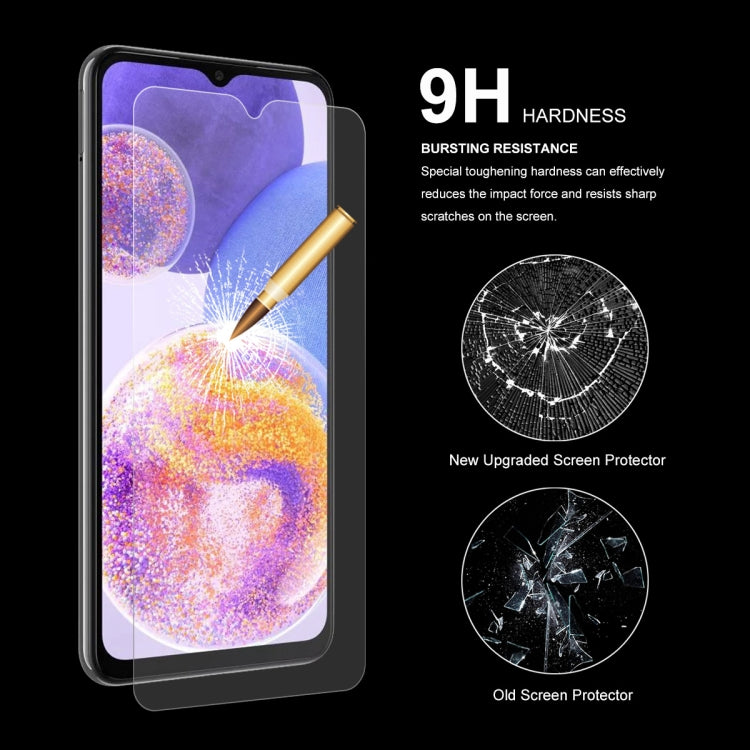 For Samsung Galaxy A23 ENKAY Hat-Prince 0.26mm 9H 2.5D Tempered Glass Screen Film, For Samsung Galaxy A23(1 PC), For Samsung Galaxy A23(2 PCS), For Samsung Galaxy A23(5 PCS), For Samsung Galaxy A23(10 PCS)