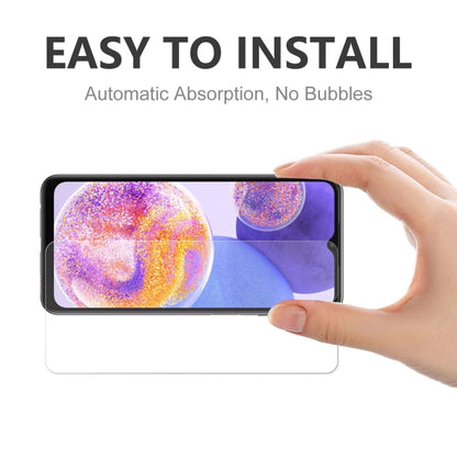 For Samsung Galaxy A23 ENKAY Hat-Prince 0.26mm 9H 2.5D Tempered Glass Screen Film, For Samsung Galaxy A23(1 PC), For Samsung Galaxy A23(2 PCS), For Samsung Galaxy A23(5 PCS), For Samsung Galaxy A23(10 PCS)