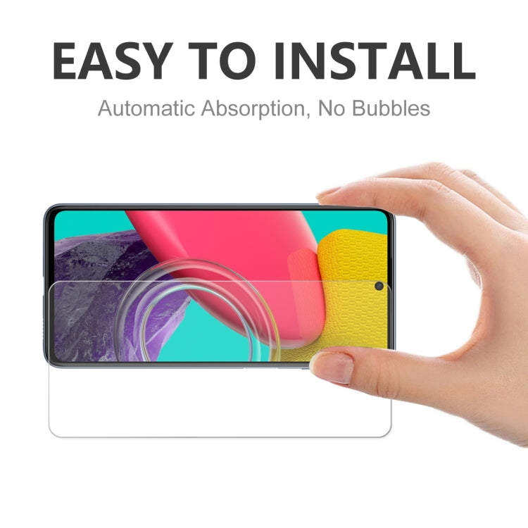 For Samsung Galaxy M53 ENKAY Hat-Prince 0.26mm 9H 2.5D Curved Edge Tempered Glass Screen Protector, For Samsung Galaxy M53(1 PCS), For Samsung Galaxy M53(2 PCS), For Samsung Galaxy M53(5 PCS), For Samsung Galaxy M53(10 PCS)
