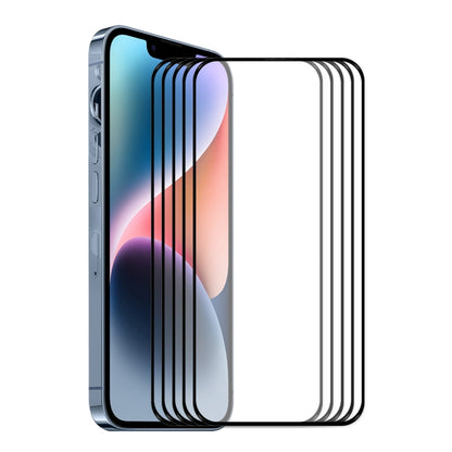 ENKAY 6D Full Glue Tempered Glass Full Film for iPhone 14 Max, For iPhone 14 Plus (1 PC), For iPhone 14 Plus (2 PCS), For iPhone 14 Plus (5 PCS)
