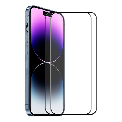 For iPhone 14 Pro Max ENKAY 6D Full Glue Tempered Glass Full Film, For iPhone 14 Pro Max (1 PC), For iPhone 14 Pro Max (2 PCS), For iPhone 14 Pro Max (5 PCS)