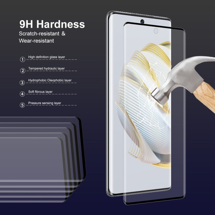 For Huawei Nova 10 ENKAY 3D Heat Bending Tempered Glass Film, For Huawei Nova 10 (1 PC), For Huawei Nova 10 (2 PCS), For Huawei Nova 10 (5 PCS)