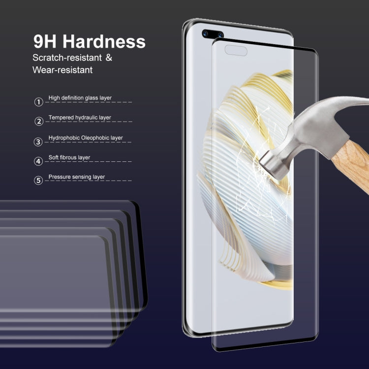 For Huawei Nova 10 Pro ENKAY 3D Heat Bending Tempered Glass Film, For Huawei Nova 10 Pro (1 PC), For Huawei Nova 10 Pro (2 PCS), For Huawei Nova 10 Pro (5 PCS)