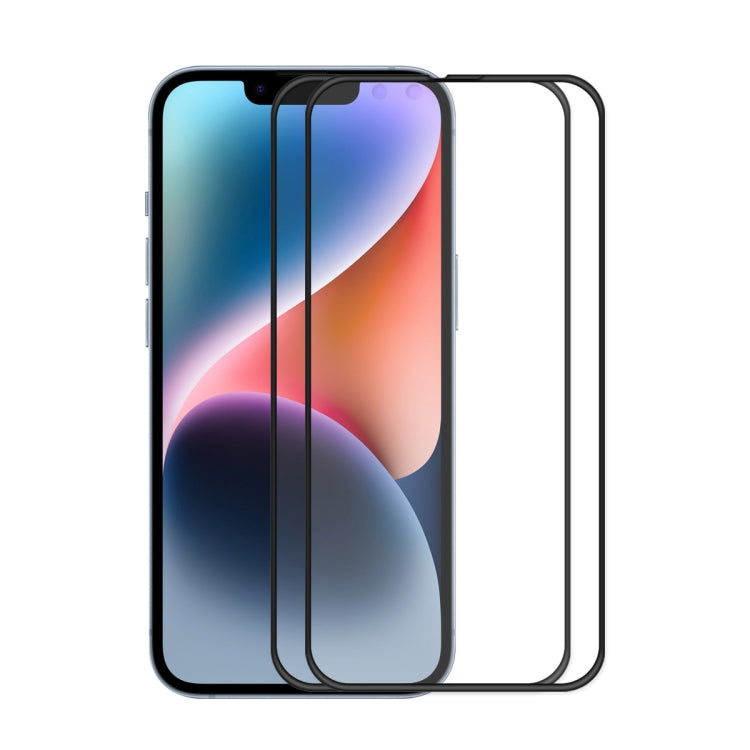 ENKAY Full Glue Tempered Glass Anti-fall Full Film for iPhone 14, For iPhone 14 (1 PC), For iPhone 14 (2pcs), For iPhone 14 (5pcs)