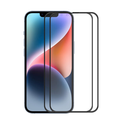 ENKAY Full Glue Tempered Glass Anti-fall Full Film for iPhone 14, For iPhone 14 (1 PC), For iPhone 14 (2pcs), For iPhone 14 (5pcs)