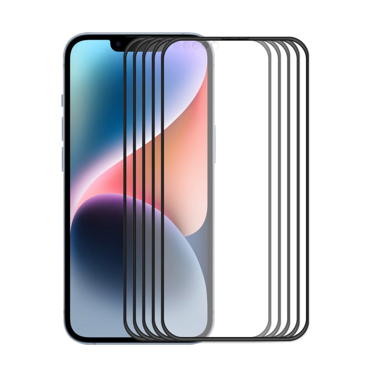 ENKAY Full Glue Tempered Glass Anti-fall Full Film for iPhone 14, For iPhone 14 (1 PC), For iPhone 14 (2pcs), For iPhone 14 (5pcs)